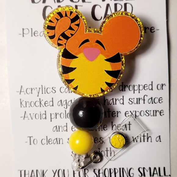 Tigger Inspired Badge Reel - Picture 1 of 2